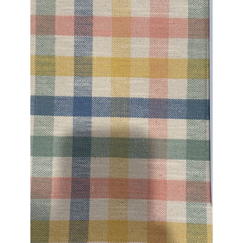 The Farmhouse Rachel Ashwell Set of 4 Placemats Reversible Plaid‎ Easter Ruffled